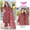 ALK 113 A To D by Sajida Raga Roman Silk Pakistani Readymade Suits Wholesalers In Surat